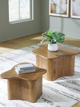 Prime Furniture - Ashley Furniture - Abeford Accent Coffee Table (Set of 2) - Accent Cocktail TBL Set (Set of 2) / Brown - A4000711